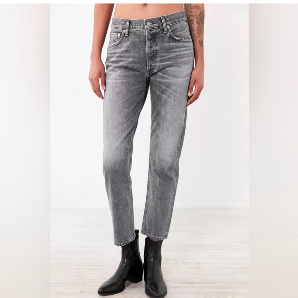 Agolde Jamie Hi Rise Classic East Village Button Fly-like new! Size 27